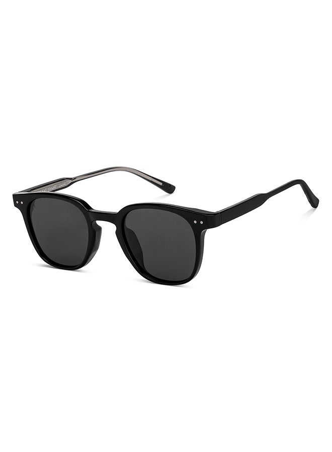 VINCENT CHASE Unisex Full Rim Round Classics Branded Latest And Stylish Sunglasses Polarized And 100% UV Protected Unisex Large VC S16750 - Image 1