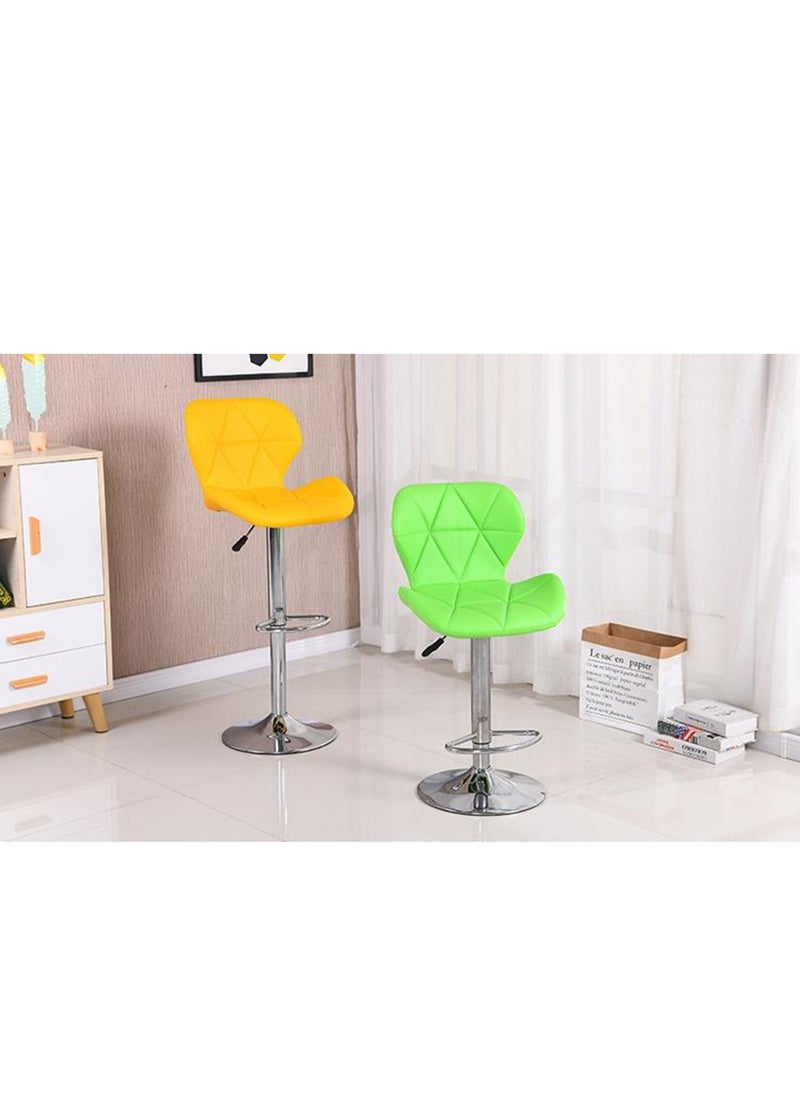 Generic - Bar Chairs Swivel Height Adjustable Bar Stools PU Leather Padded Breakfast Barstools - Image 1