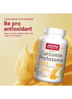 jarrow formulas Curcumin Phytosome 500 Mg 60 Veggie Capsules Formulated With Meriva Antioxidant Support Supplement Curcumin Absorb Delivery System 30 Servings (Packaging May Vary)  - Image 3