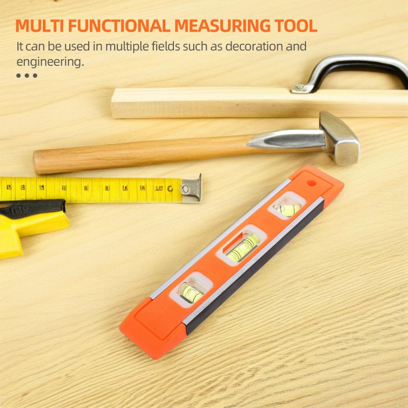 Aluminum Spirit Level Mini Bubble Vial High Precision Measuring Ruler Tool - Image 5