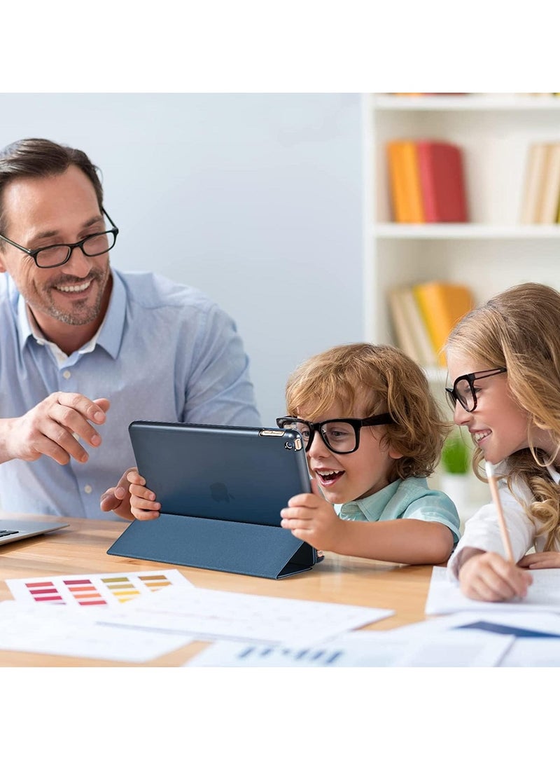 ELTRAZONE iPad 10.2 Case - Compatible with iPad 9th Generation 2021, iPad 8th Generation 2020, iPad 7th Generation 2019 - Slim Hard Back Shell Protective Smart Cover (Navy Blue) - Image 3