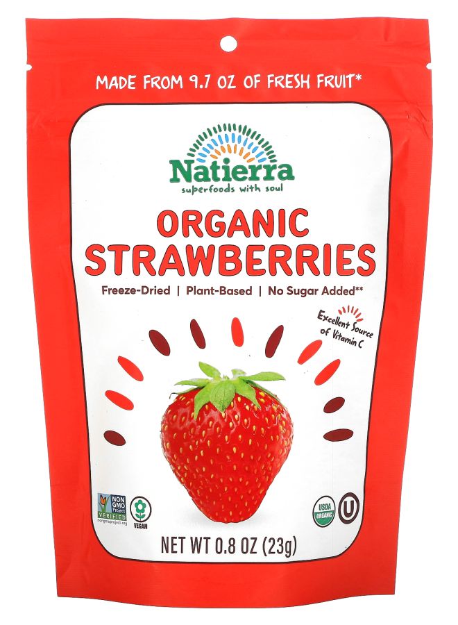 Organic Freeze-Dried Strawberries 0.8 oz (23 g)