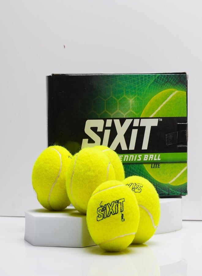 Sixit Lite Tennis Ball (LTB) - Pack of 6, Green Colour - Image 5