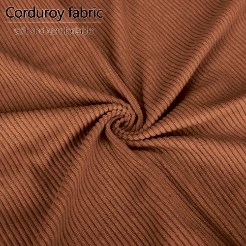 BTOOP School Backpack for Teens Large Corduroy Bookbag Lightweight 15.6 inch Laptop Bag for Girls Women Casual High School College - Image 4