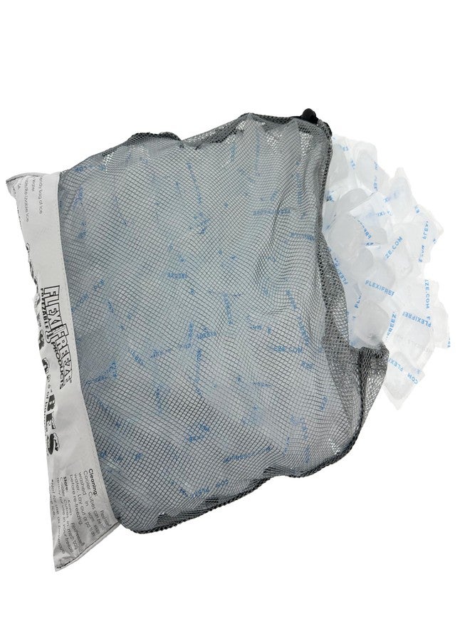 FlexiFreeze Cooler Cubes 8 lb Bag of Ice - Refreezable Reusable Ice Cubes - Image 1