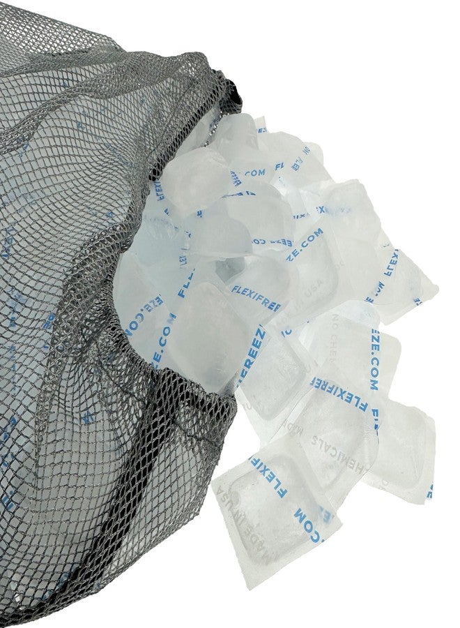 FlexiFreeze Cooler Cubes 8 lb Bag of Ice - Refreezable Reusable Ice Cubes - Image 2