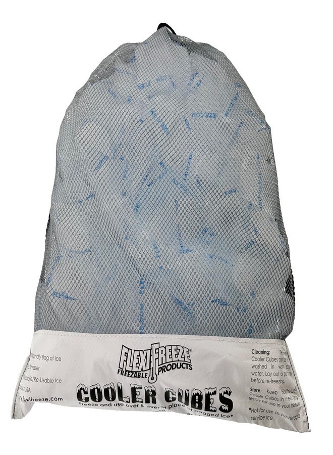 FlexiFreeze Cooler Cubes 8 lb Bag of Ice - Refreezable Reusable Ice Cubes - Image 3
