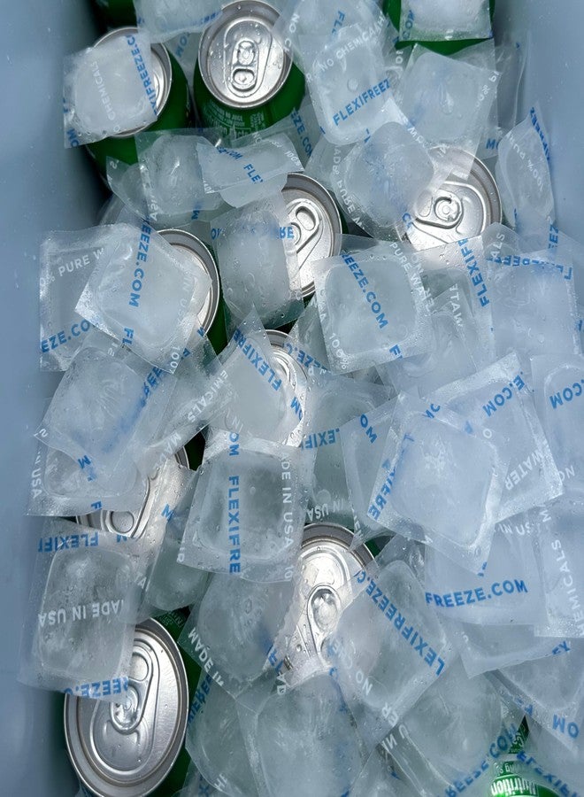FlexiFreeze Cooler Cubes 8 lb Bag of Ice - Refreezable Reusable Ice Cubes - Image 4