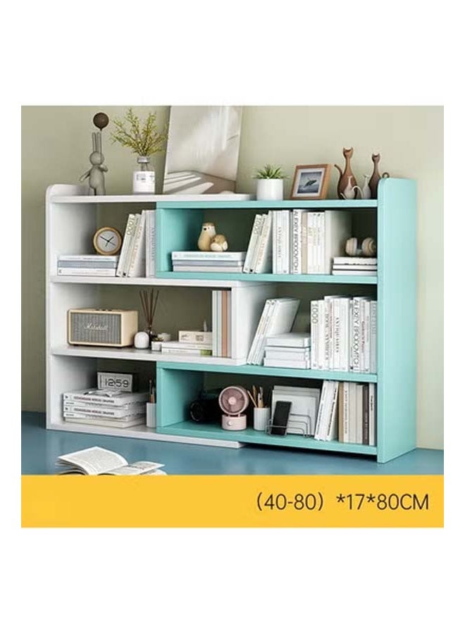 كيكي رف كتب مكتبي دوار وقابل للتعديل – منظم مكتبي متعدد الألوان للمكتب المنزلي أو غرفة النوم الطلابية - Image 3