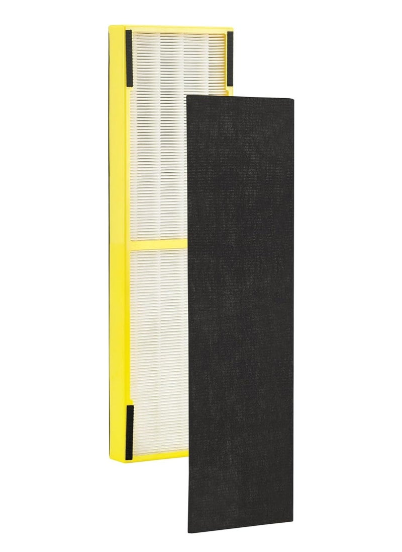GermGuardian Filter B HEPA Pure Genuine Air Purifier Replacement Filter, Removes 99.97% of Pollutants for AC4825, AC4300, AC4900, AC4825DLX, AC4850, CDAP4500, AP2200, Black/Yellow, FLT4825