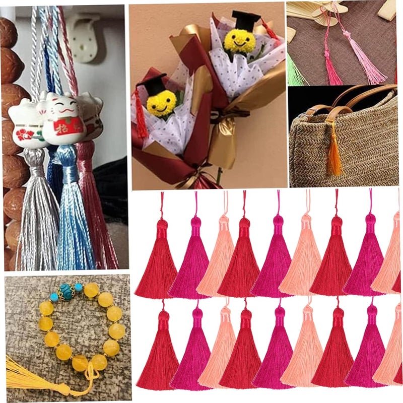 25pcs Multi Tassel Charms for Crafts for Rearview Mirror Accessories Keychains Earrings and More Flowing - Image 2