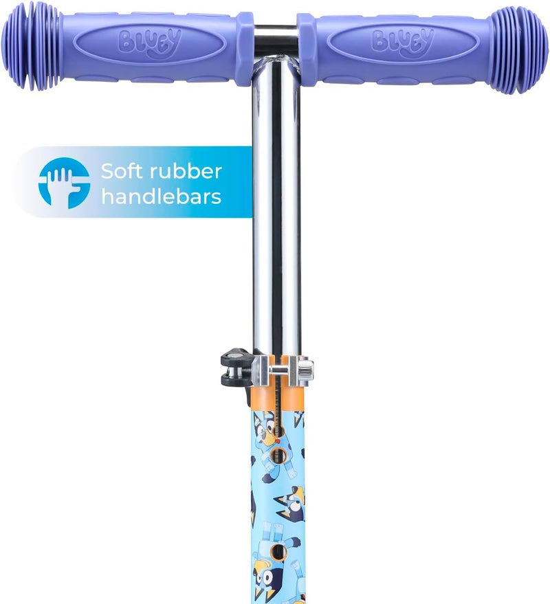 VOYAGER Self Balancing Kick Scooter with Light Up Wheels, Extra Wide Deck, 3 Wheel Platform, Foot Activated Brake, 75 lbs Limit, Kids & Toddlers Girls or Boys, for Ages 3 and Up - Image 4