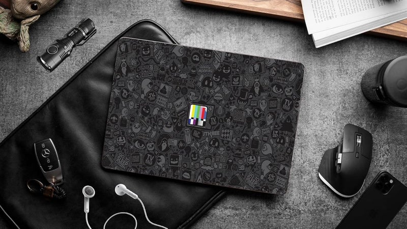 WRAP CRAFT Decal Skin Sticker Compatible with MacBook Pro 14-inch, 2021 Model Skin Designer MacBook Skin, Anti-Scratch no-Residue Vinyl Skin Sticker Wrap; MacBookPro(14,2021)-DP-086 - Image 4