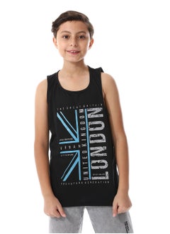 Caesar Front Printed Sportive Tank Top  - Image 1
