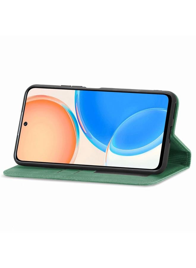 S-TOP Case For Honor X8 Retro Skin Feel Magnetic Leather Phone Case - Image 4