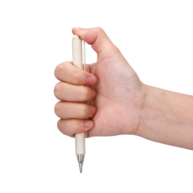 RIANCY Gel Pens for Note Taking 12PCS RIANCY Black Ink Fine Point Pen Black Gel Pens Quick Dry Ink 0.5mm Smooth Writing Pen for Home Office Art Back to School Supplies (Cream) - Image 5