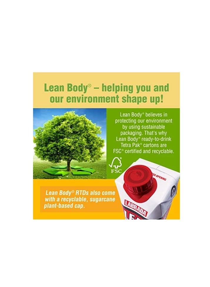 LABRADA Lean Body Ready To Drink Protein Shake- Chocolate Peanut Butter - Pack of 12 - Image 4