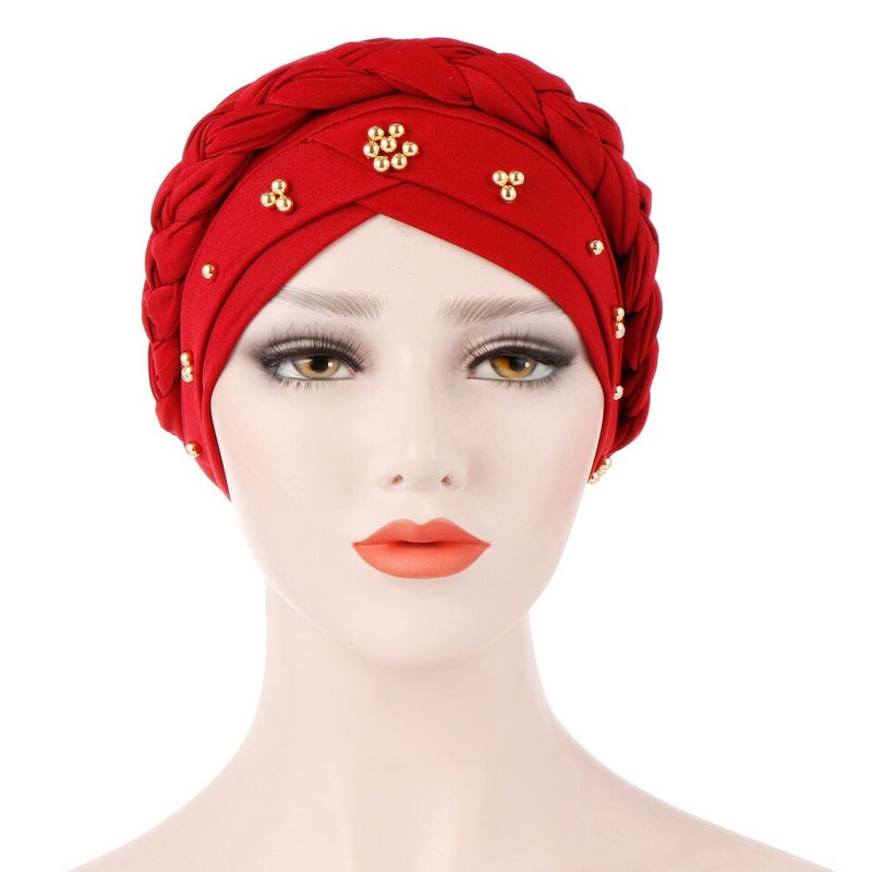 New Turban Cap Beaded Layered Muslim African Hat - Image 4