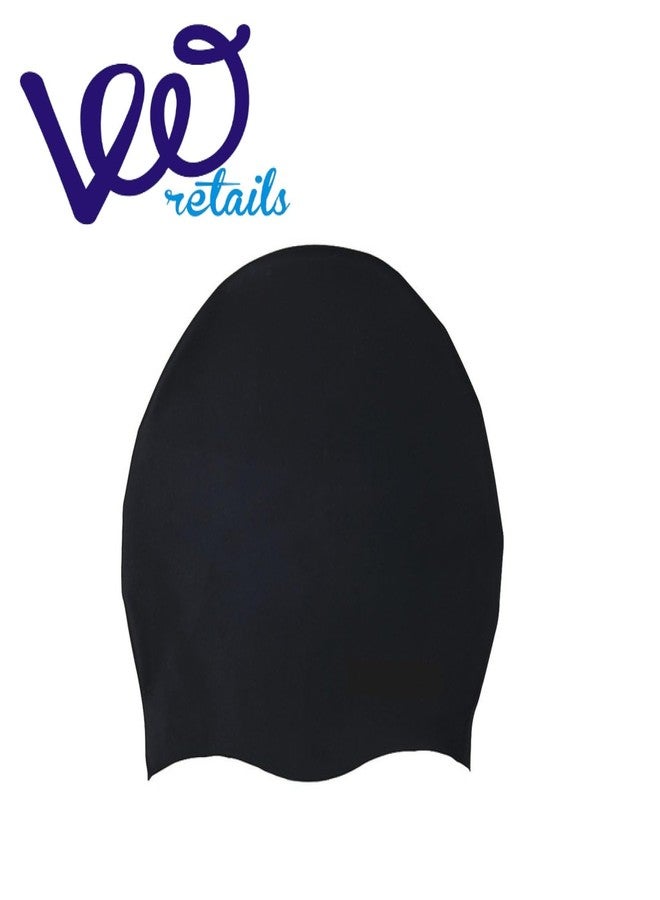 VWretails Silicone Swim Cap 55991 Extra Soft Comfortable and fit for Swim and Water Fun for Kids,Youth and Adults (Pack of Any One Design) - Image 4