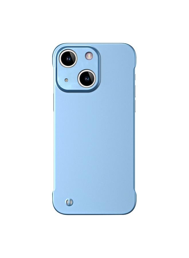 S-TOP Case For iPhone 14 Frameless Metallic Paint Hybrid PC Phone Case - Image 1