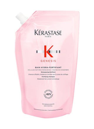 Kerastase Genesis Hydra-Fortifiant Shampoo & Refill Pouch - Strengthens & Hydrates, Reduces Breakage, For Weakened Hair, 500ML + 500ML Refill Pouch - view 2