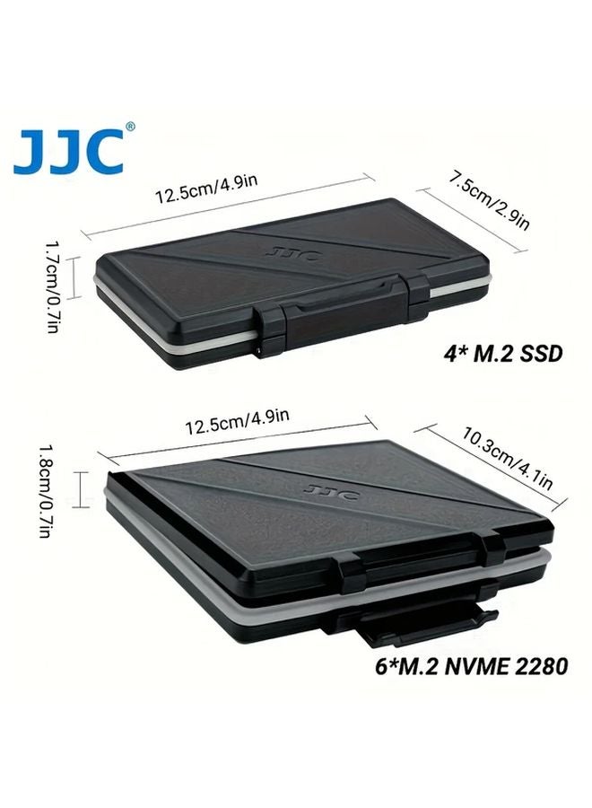 4 Slot M2 SSD Storage Case Waterproof ABS Holder Box For 2280 2260 2240 2242 2230 Internal Solid State Drives - Image 2