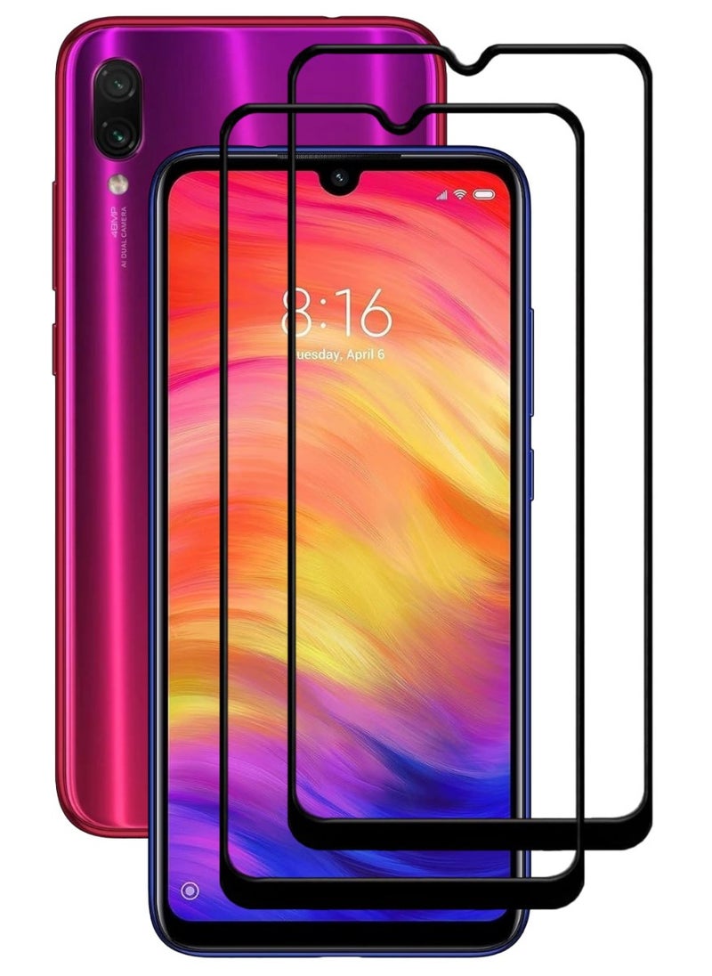 ACLIX 2 Pieces Antistatic ESD Dustproof Premium Quality High Definition Tempered Glass Screen Protector Designed For Xiaomi Redmi Note 7 - Image 1