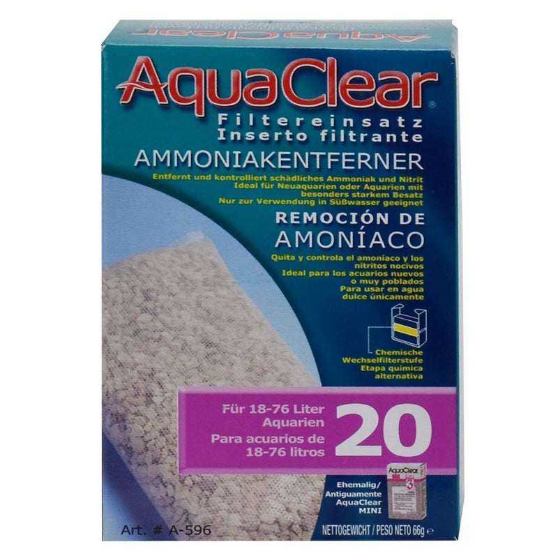 Fluval Aqua Clear AquaClear 20 Ammonia Remover Inserts, Aquarium Filter Replacement Media, A596 - Image 3