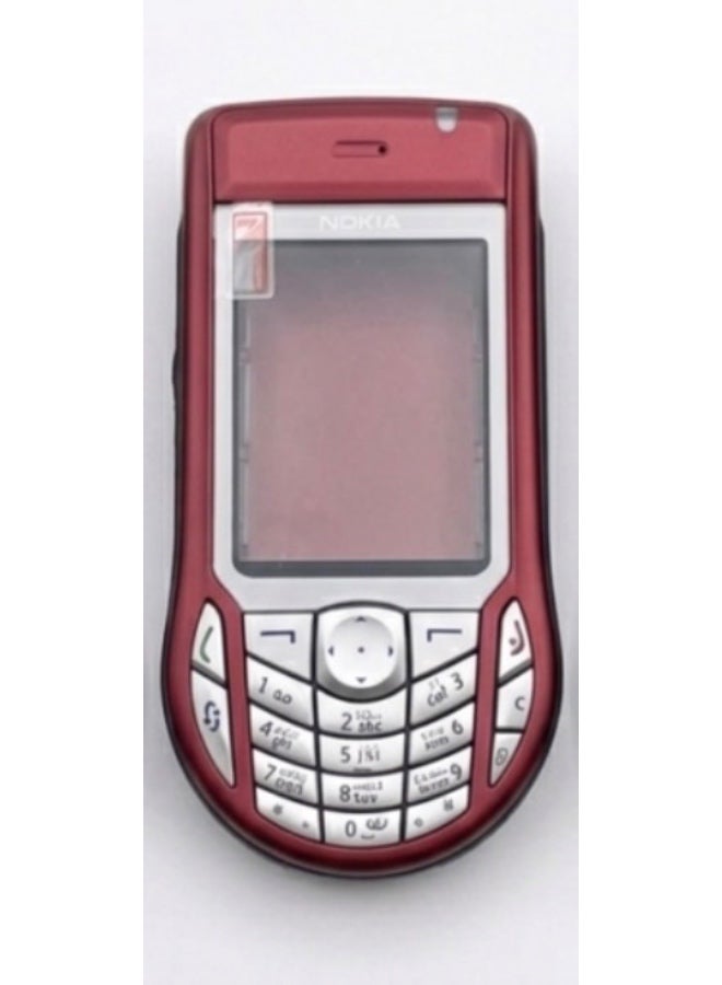 Nokia 6630 Full Replacement Housing Case with Arabic and English Keypad