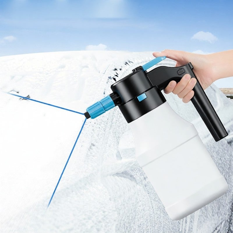Electric Foam Sprayer Car Wash Sprayer 1.5L Pressure Sprayer USB Rechargeable for Home, Garden and Car Beauty and Cleaning - Image 5
