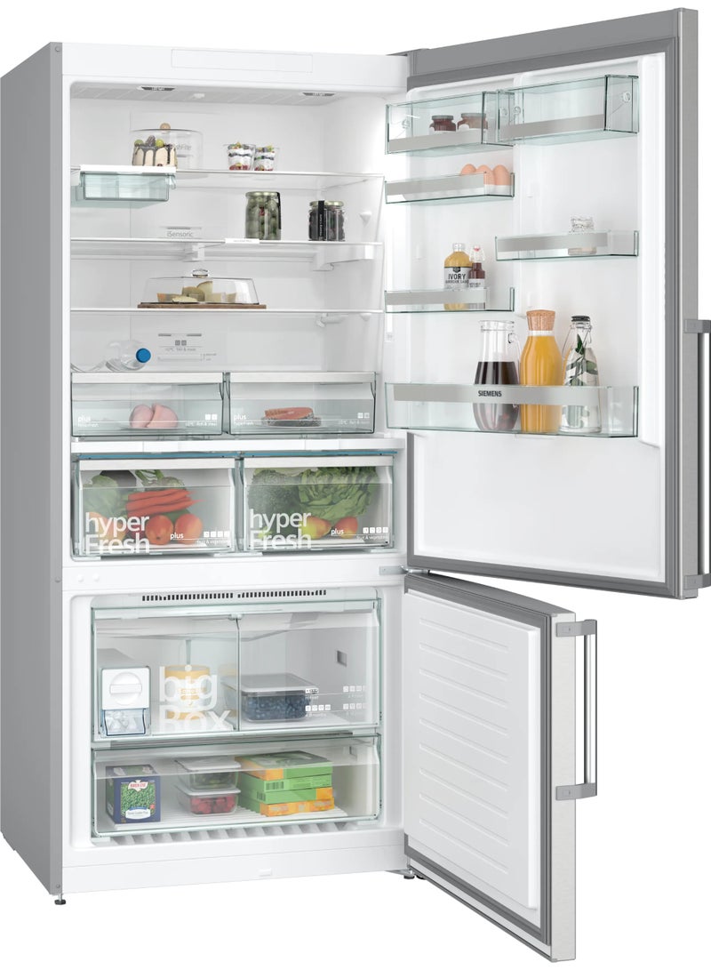 Siemens iQ500 Double Door Refrigerator KG86NAI31M Inox 641L KG86NAI31M Silver - Image 3