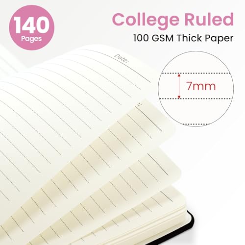 ZOTIA Lined Spiral Journal for Women, A5 Hardcover Cute Notebook for Work & Note Taking, Aesthetic Pretty Journal for Writing, 140 Pages, 6"x8", Painted Garden - Image 2