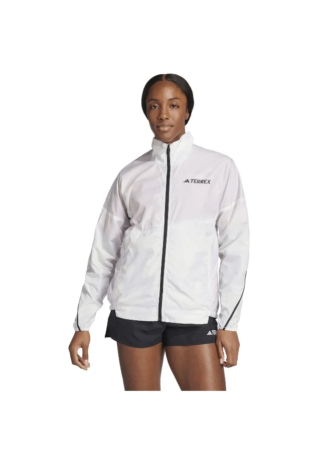 adidas Adidas W Mt P Wind J Grey Windbreaker Jackets For Women