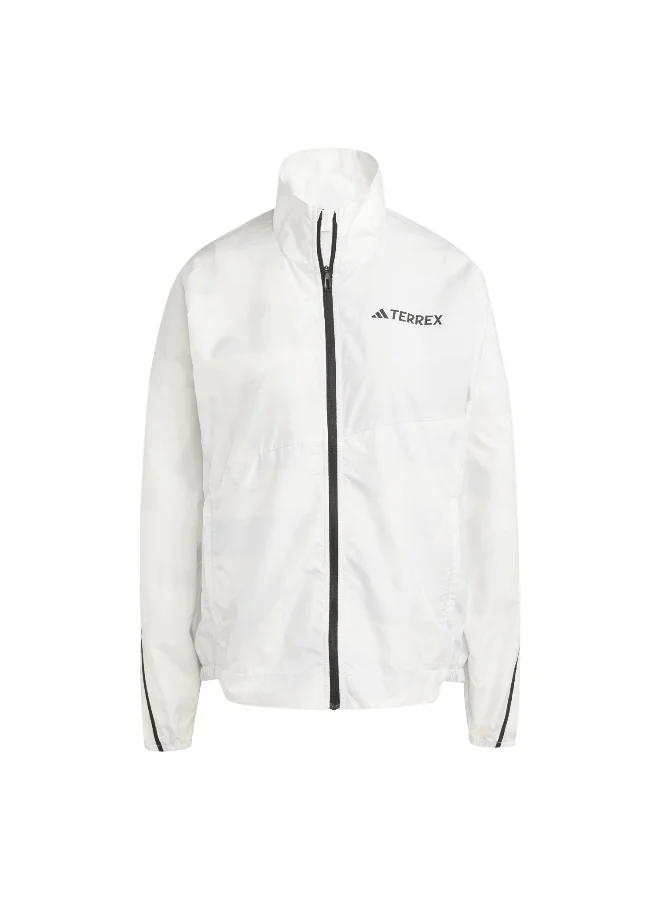 adidas Adidas W Mt P Wind J Grey Windbreaker Jackets For Women