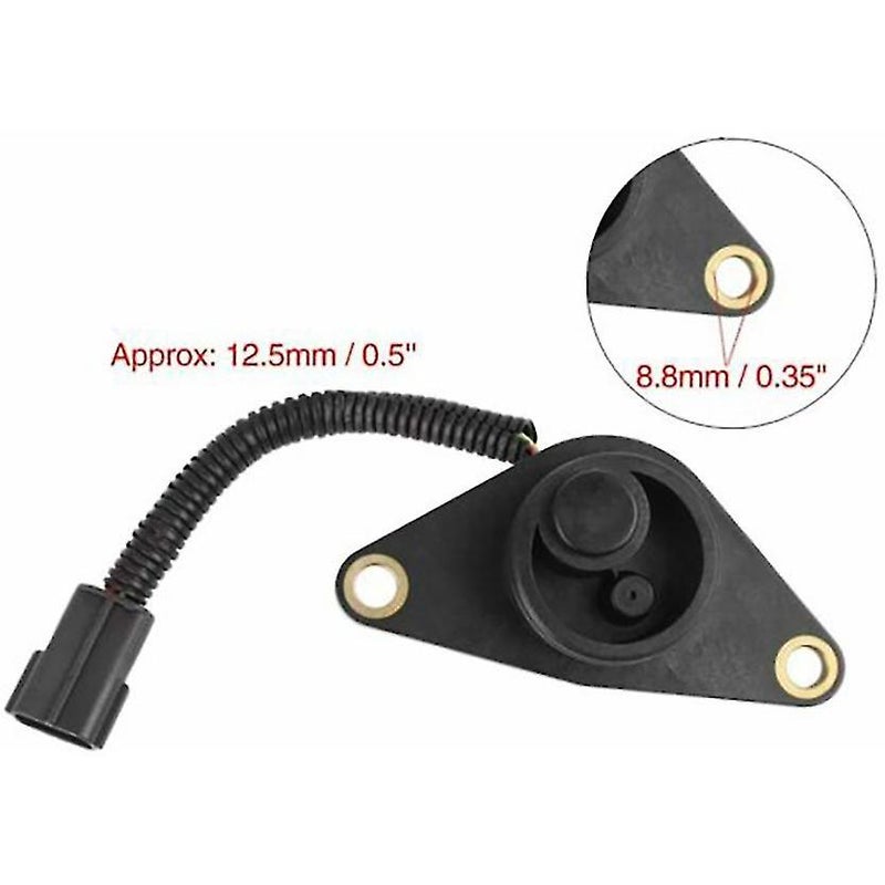 Crankshaft Sensor: 1 Black Durable Plastic Precision Engineered - Camshaft Position Sensor for Kia Sportage 1995-2002, Interchangeable With OK013 18 13X OK0131813X - Image 4