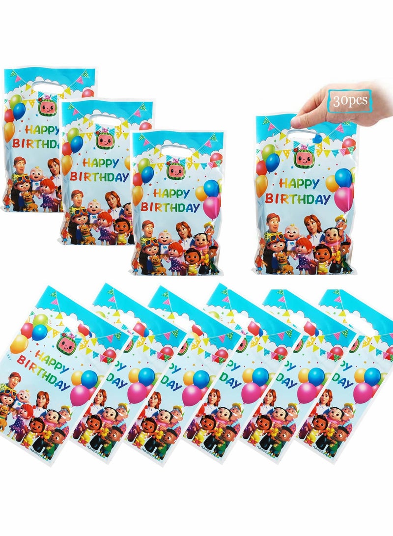 SYOSI 30pc Cartoon Party Gift Bags Birthday Party Supplies Birthday Party Candy Bag - Image 1