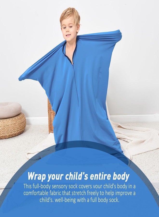 YAERSI Sensory Body Sock for Kids,Sensory Sack for Relaxation, Focus,Sensory Integration,Body Sock (Small 40''×27'' - Image 4