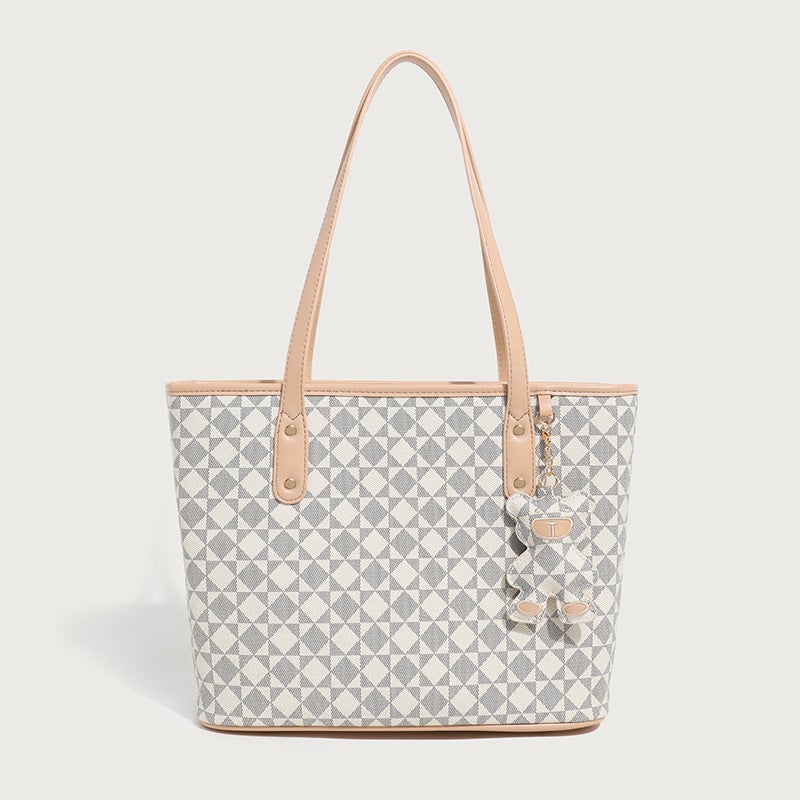 [Same Style As Zhao Zhaoyi] Lulu Pegasus Tote Bag, Large-Capacity Commuter Handbag, Crossbody Bag For College Students Attending Classes - Image 1