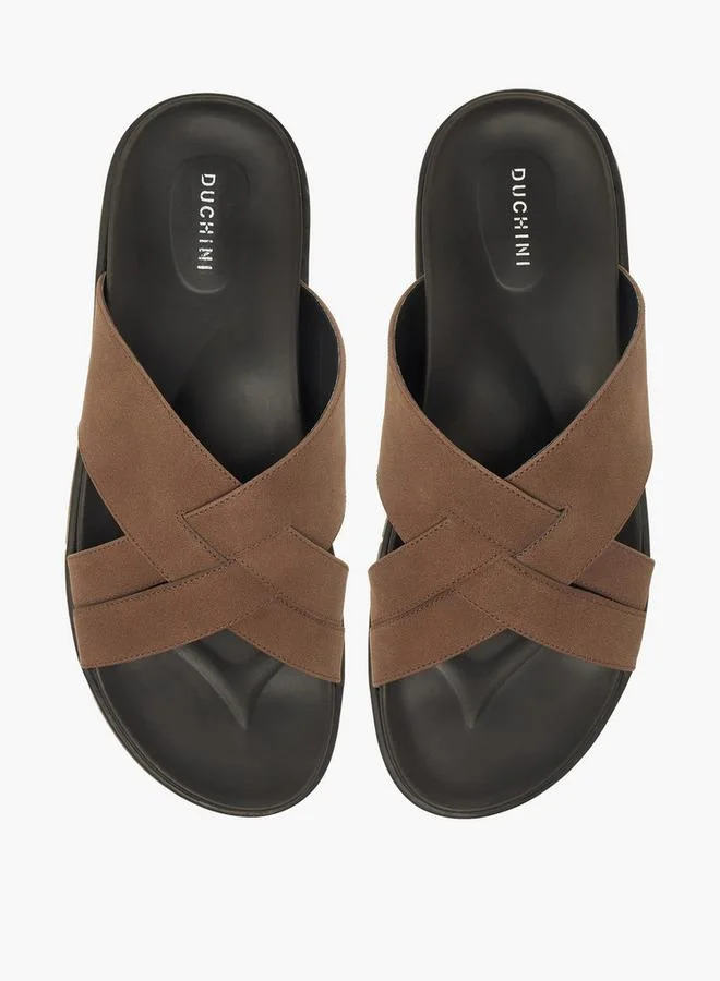 DUCHINI Men Slip-On Comfort Sandals