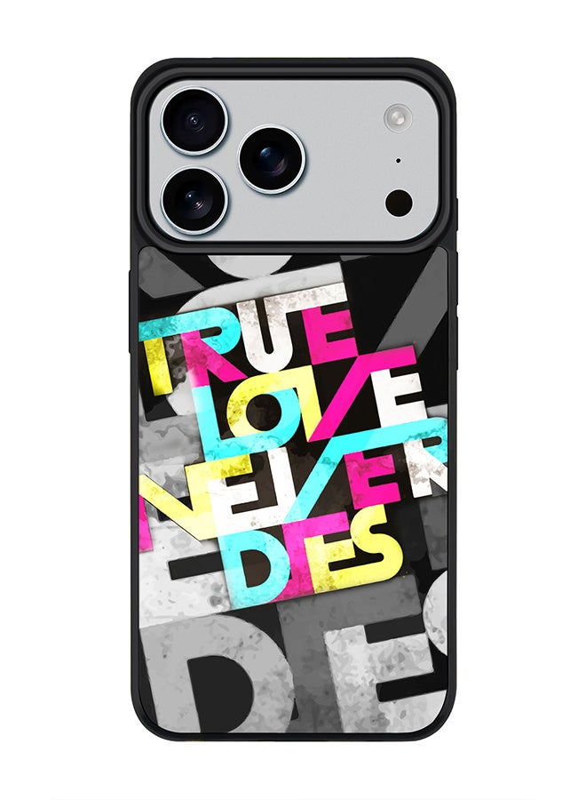 Stylizedd iPhone 17 Pro Max Case, [Compatible with MagSafe] Slim Magnetic cover Phone Case iPhone 17 Pro Max -True Love Never Dies - Image 1