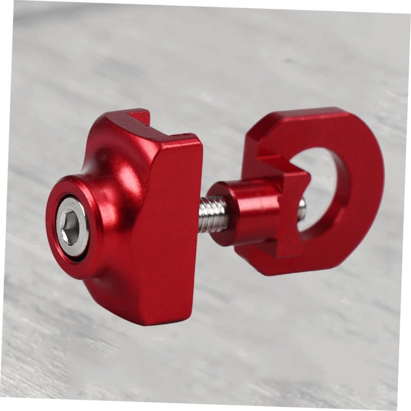 Red Bicycle Chain Tensioner Roller Regulator Compact for Folding Bikes 3 5x1 8CM - Image 5