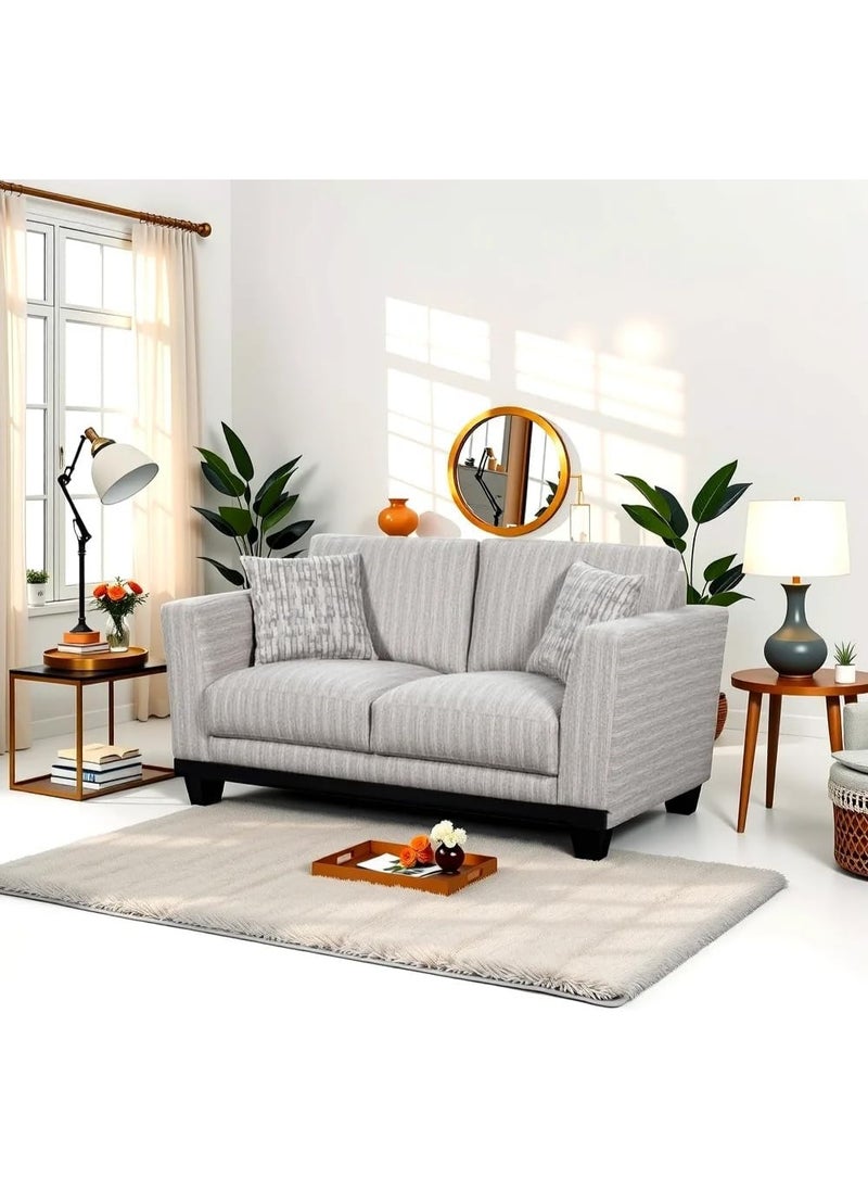 ROYALOAK Royaloak Archer Fabric 2 Seater Sofa | Fabric Upholstery | Sofa 2 Seater | Durable & Long-lasting | Comfortable Seating Space | Sturdy Base  - Image 2