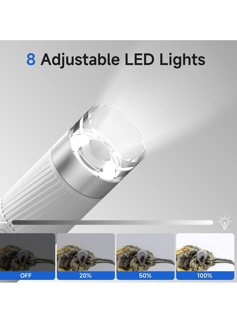 M1 Digital Microscope WiFi 1000X HD Mini Coin Microscope Camera Portable Handheld USB Microscope for Adults Kids, Compatible with iPhone Android iPad Computer - Image 1