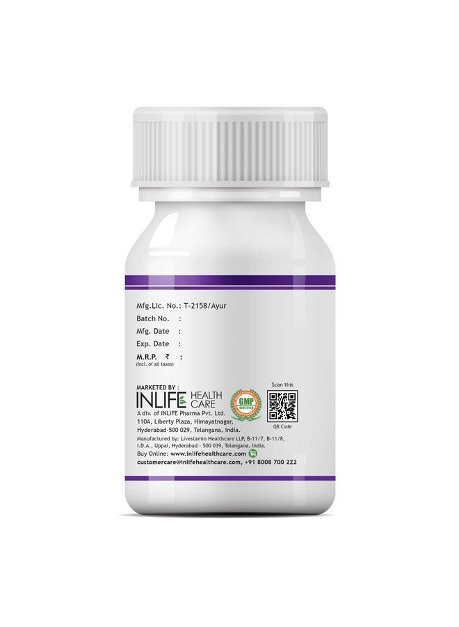 Inlife مستخلص جذر العرقسوس (يستيمادهو) من INLIFE موحد بنسبة 20% من حمض الجلسيريزينيك، 500 ملغ - 60 كبسولة نباتية (عبوة من 1) - Image 3