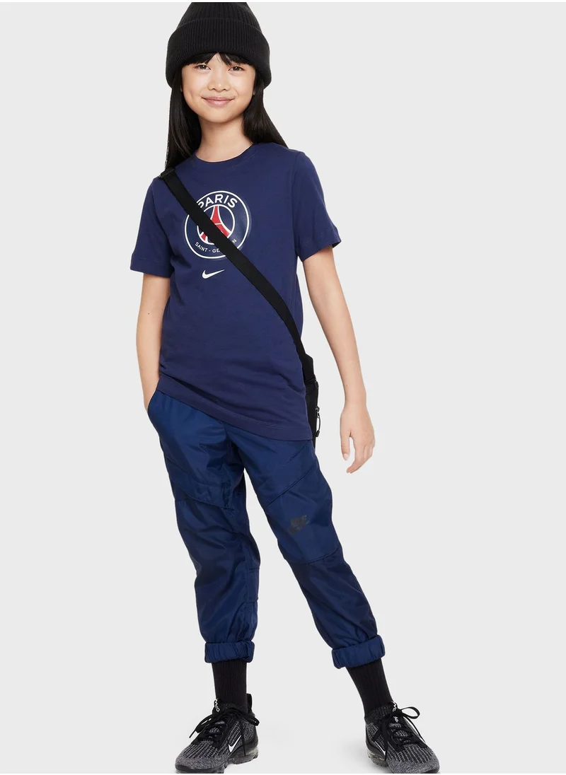 Nike Kids Paris Saint Germain Crest T-Shirt
