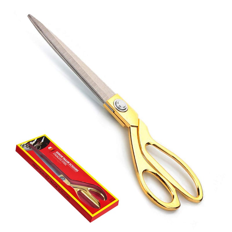 Wasan Ribbon Cutting Scissors Giant Scissors Large Scissors for Ribbon Cutting Ceremony Gold Scissors for Ribbon Cutting Professional Scissors for Fabric Heavy Duty Scissors for Cutting Plastic Cardboard - Image 2