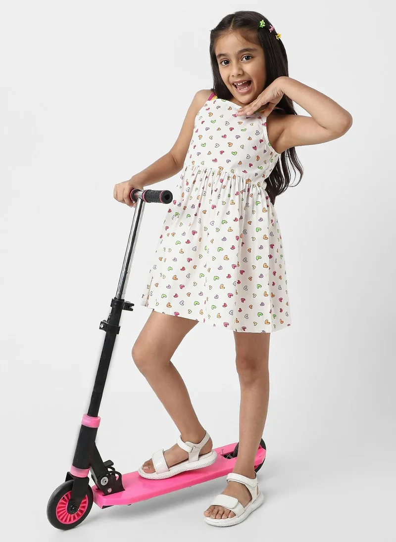 Nautinati Heart Print Dress