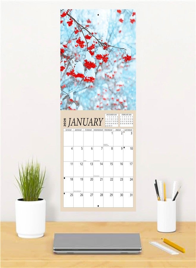 Crenstone Seasons Calendar 2026 - Deluxe 2026 Changing Seasons Wall Calendar Bundle with Over 100 Calendar Reminder Stickers (Nature Gifts, Office Supplies) | Made In The USA - Image 5