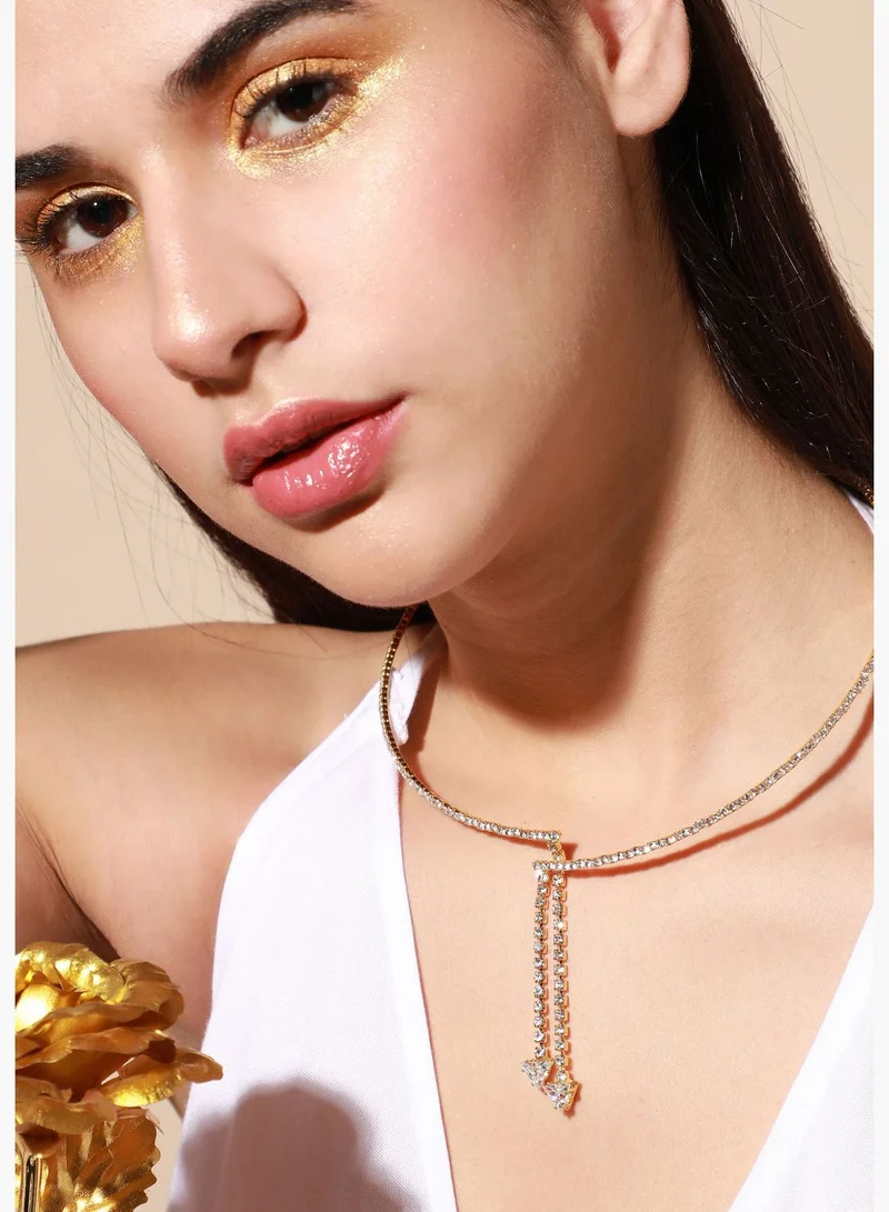 SOHI Silver Plated Designer Casual Necklace For Women