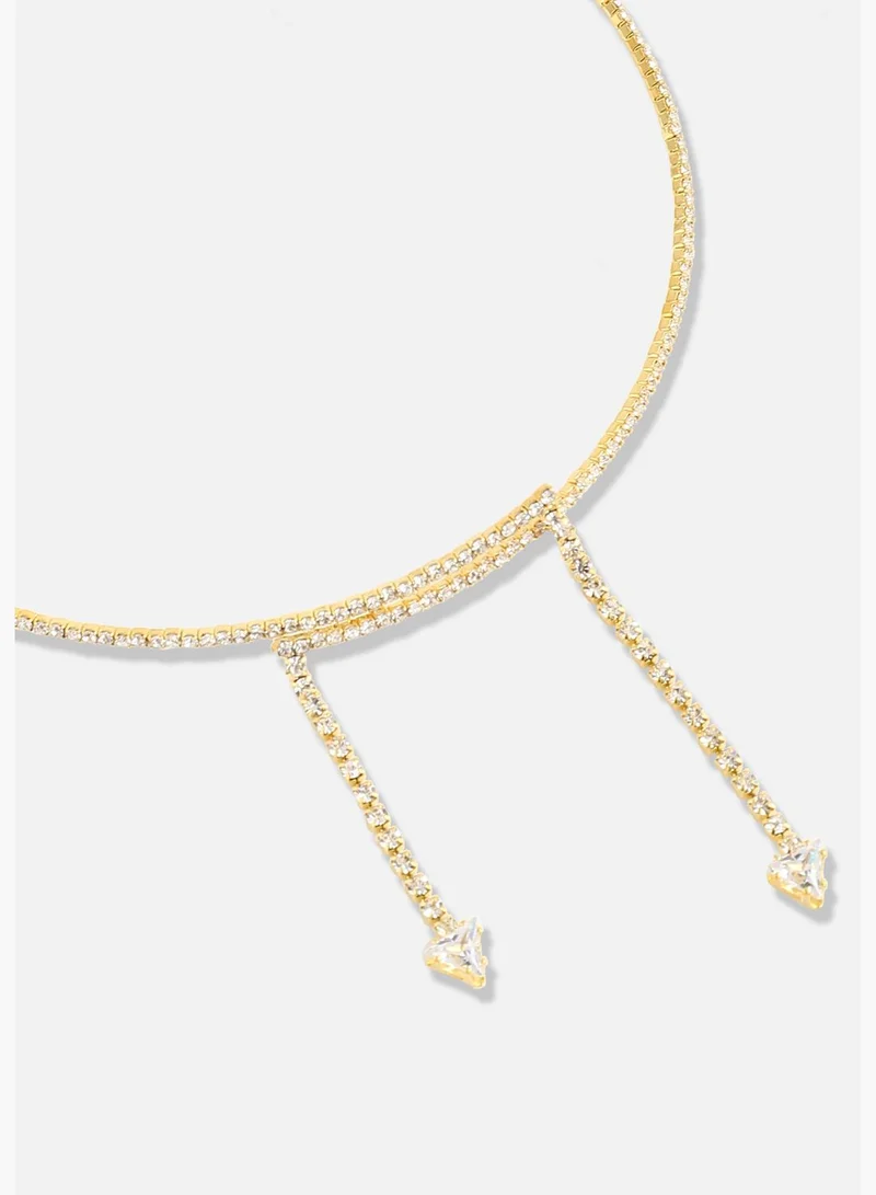 SOHI Silver Plated Designer Casual Necklace For Women